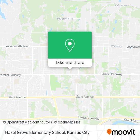 Hazel Grove Elementary School map