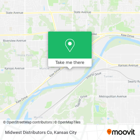 Midwest Distributors Co map
