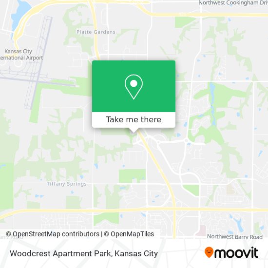 Woodcrest Apartment Park map