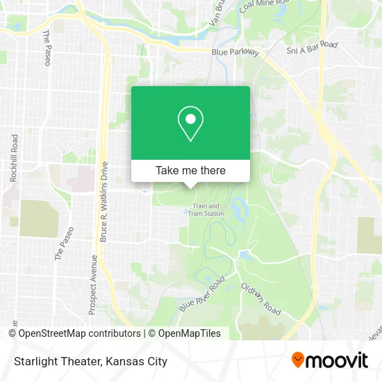 Starlight Theater map