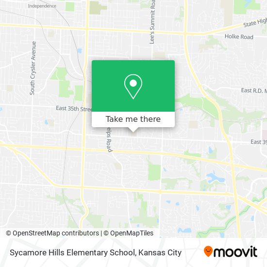 Sycamore Hills Elementary School map