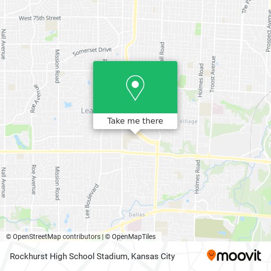 Rockhurst High School Stadium map