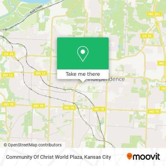 Mapa de Community Of Christ World Plaza
