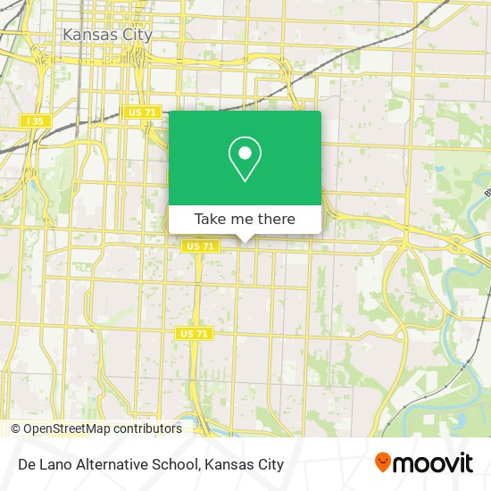 Mapa de De Lano Alternative School