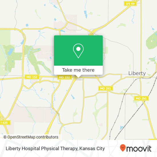 Mapa de Liberty Hospital Physical Therapy