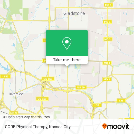 CORE Physical Therapy map