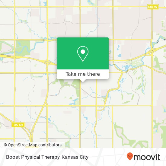 Boost Physical Therapy map