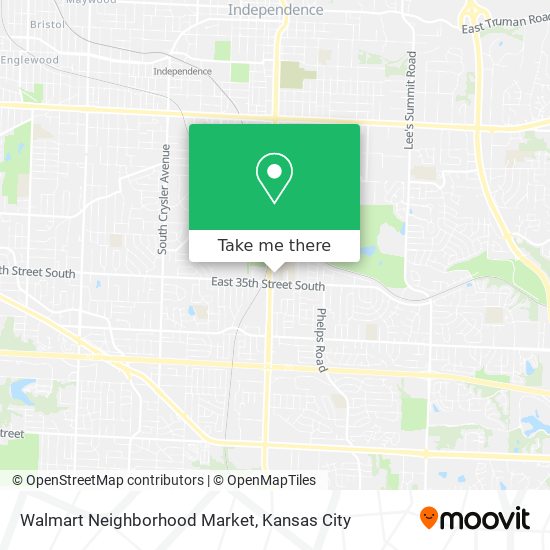 Walmart Neighborhood Market map