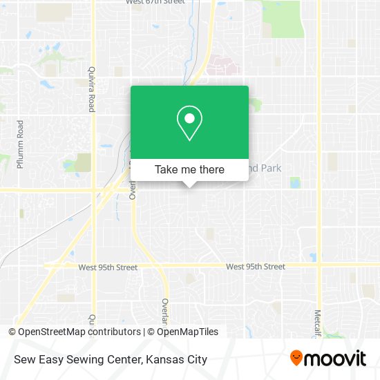 Mapa de Sew Easy Sewing Center