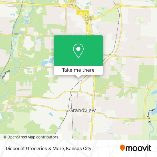 Mapa de Discount Groceries & More