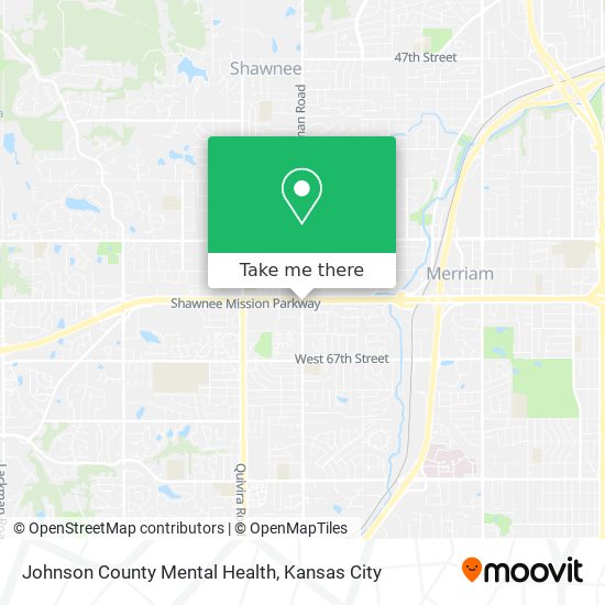 Johnson County Mental Health map