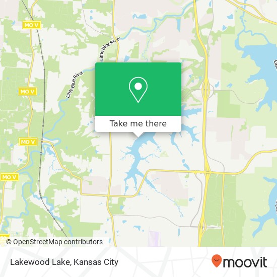 Mapa de Lakewood Lake