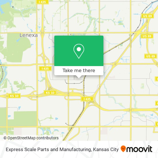 Express Scale Parts and Manufacturing map