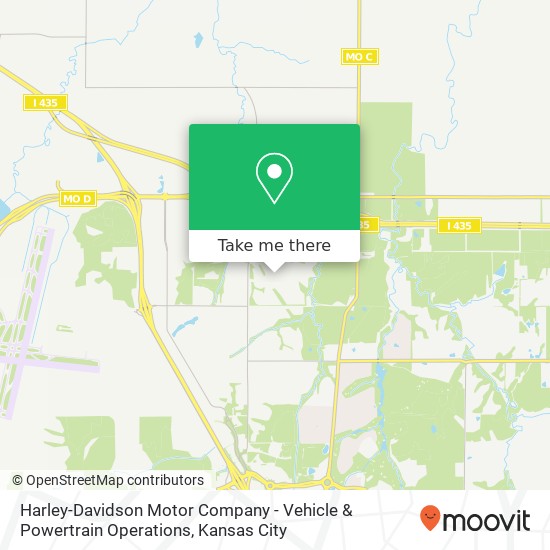 Mapa de Harley-Davidson Motor Company - Vehicle & Powertrain Operations