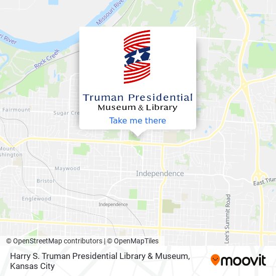 Mapa de Harry S. Truman Presidential Library & Museum