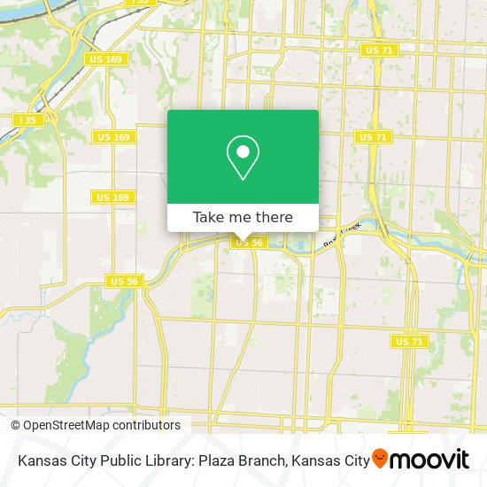 Kansas City Public Library: Plaza Branch map