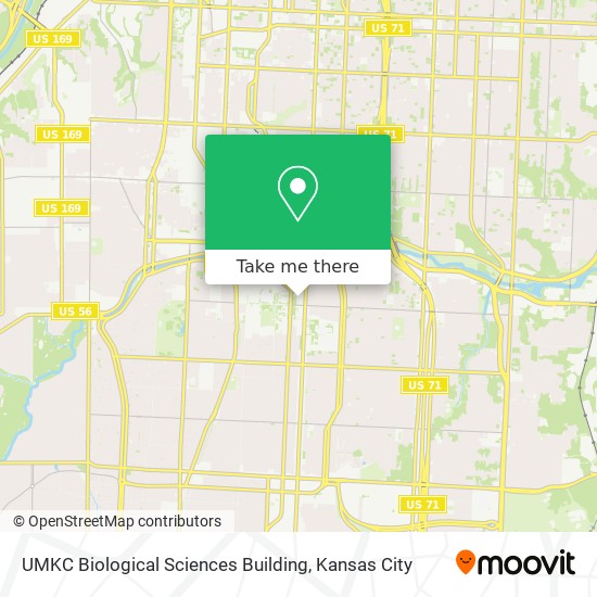 Mapa de UMKC Biological Sciences Building