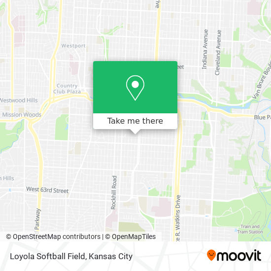 Mapa de Loyola Softball Field