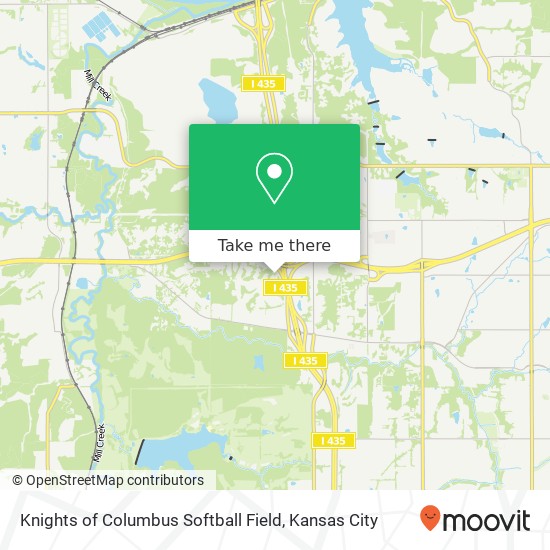 Knights of Columbus Softball Field map