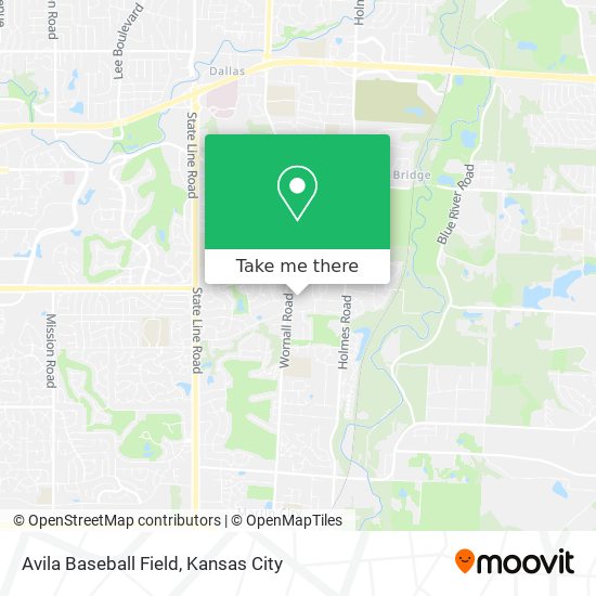 Mapa de Avila Baseball Field