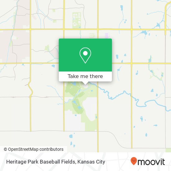 Heritage Park Baseball Fields map