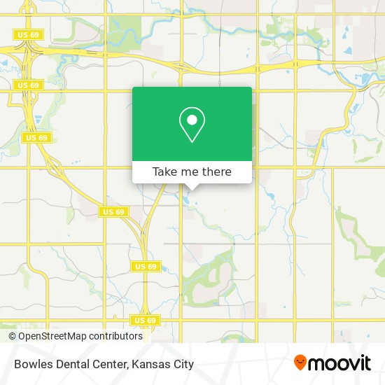 Mapa de Bowles Dental Center