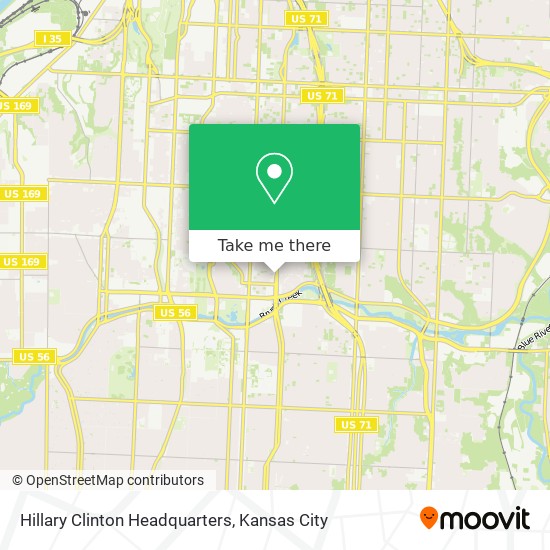 Mapa de Hillary Clinton Headquarters