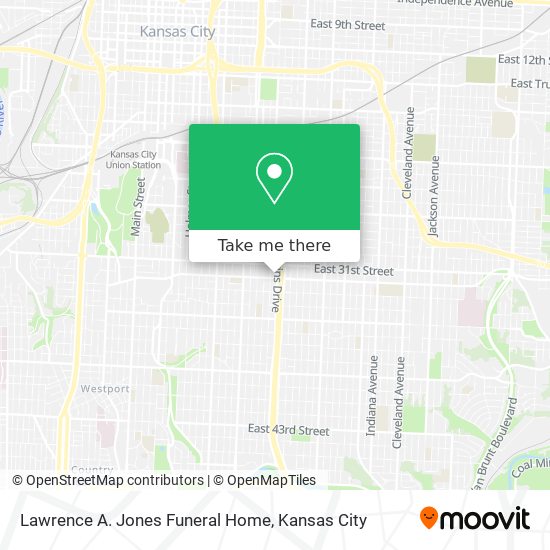 Mapa de Lawrence A. Jones Funeral Home