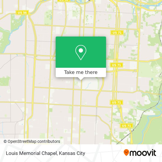 Louis Memorial Chapel map