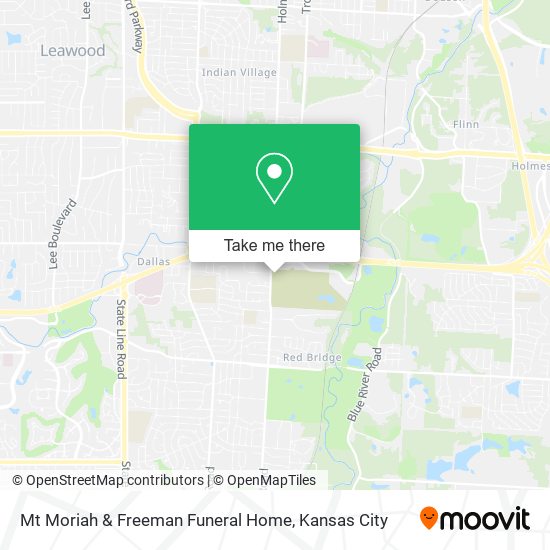 Mt Moriah & Freeman Funeral Home map