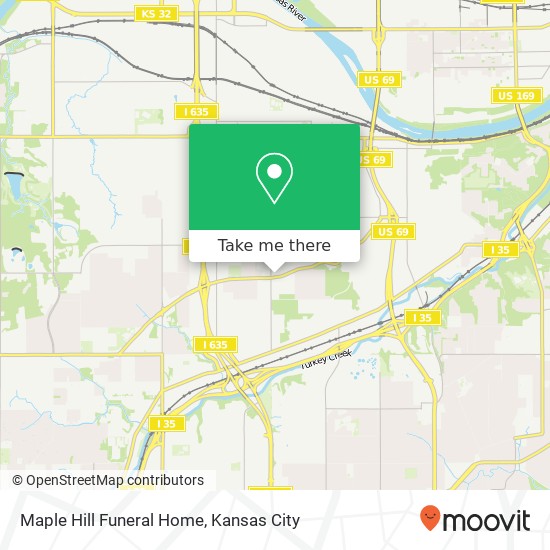 Maple Hill Funeral Home map