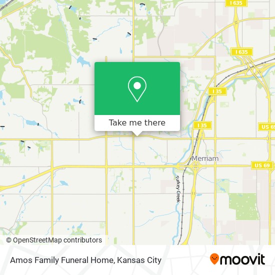 Amos Family Funeral Home map