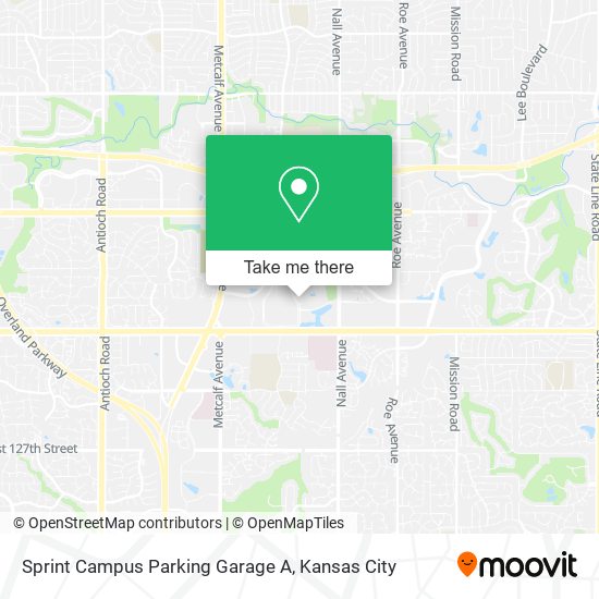 Mapa de Sprint Campus Parking Garage A