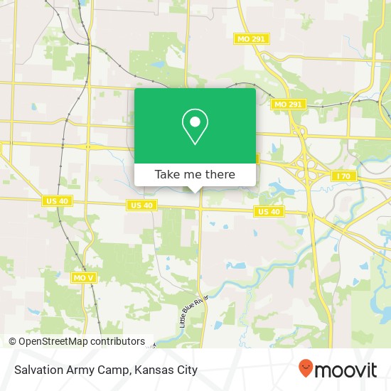 Salvation Army Camp map