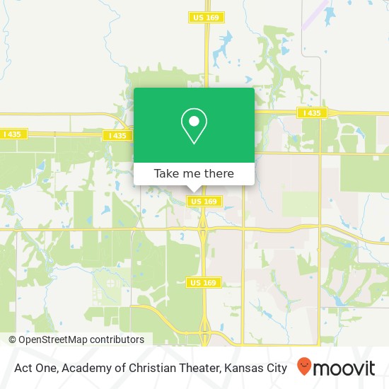 Mapa de Act One, Academy of Christian Theater