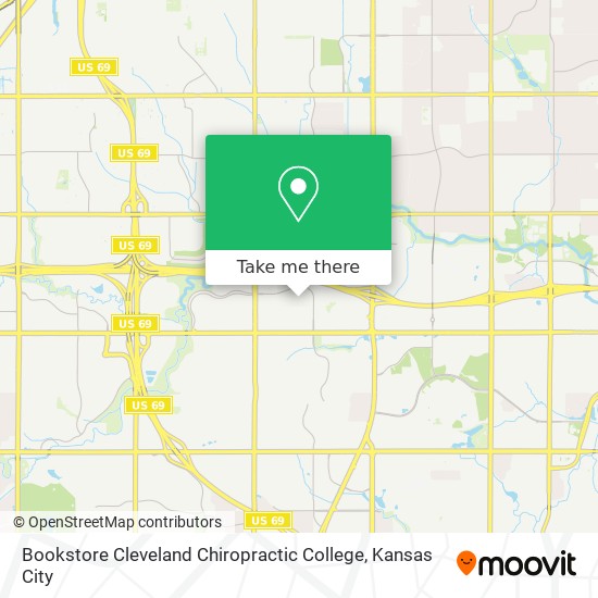 Bookstore Cleveland Chiropractic College map