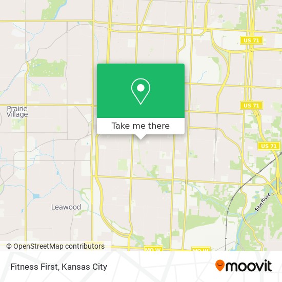 Fitness First map