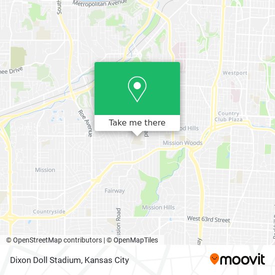 Mapa de Dixon Doll Stadium