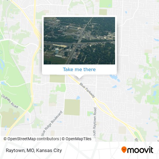 Mapa de Raytown, MO