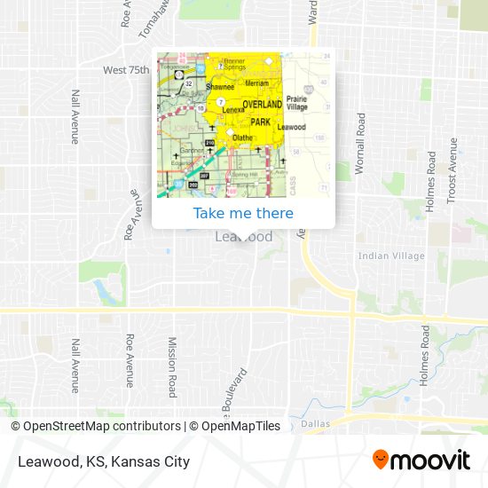 Leawood, KS map