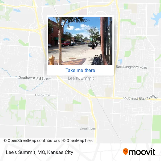 Lee's Summit, MO map