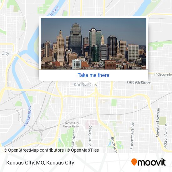 Kansas City, MO map