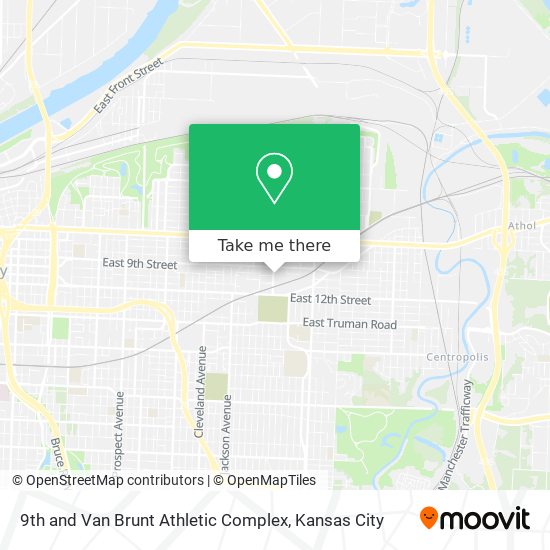 Mapa de 9th and Van Brunt Athletic Complex