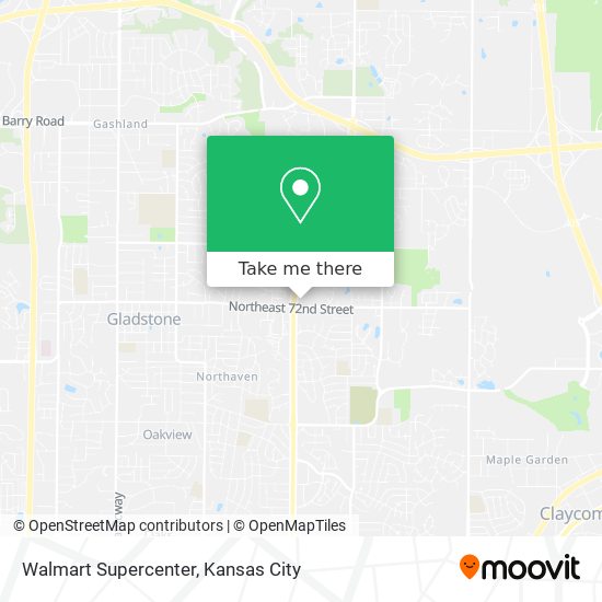 Walmart Supercenter map