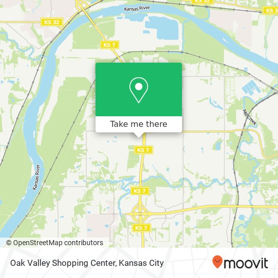 Mapa de Oak Valley Shopping Center