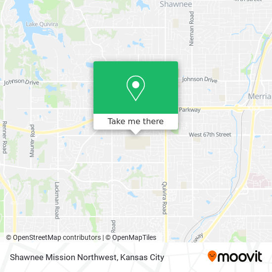 Mapa de Shawnee Mission Northwest