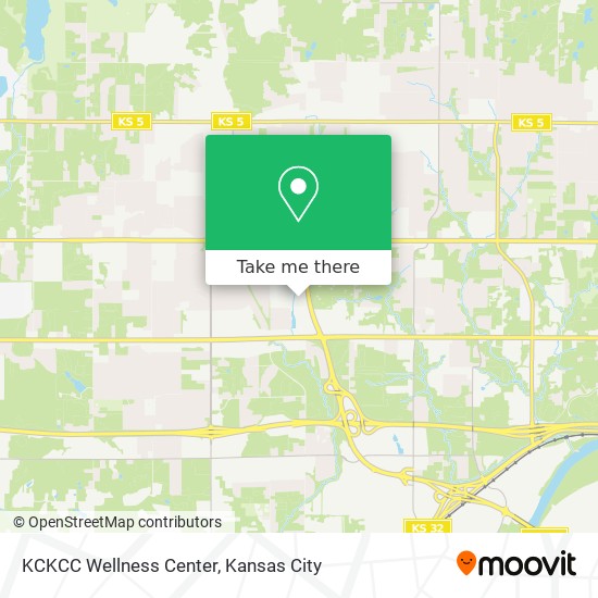 Mapa de KCKCC Wellness Center