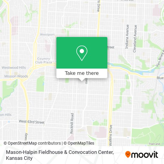 Mapa de Mason-Halpin Fieldhouse & Convocation Center