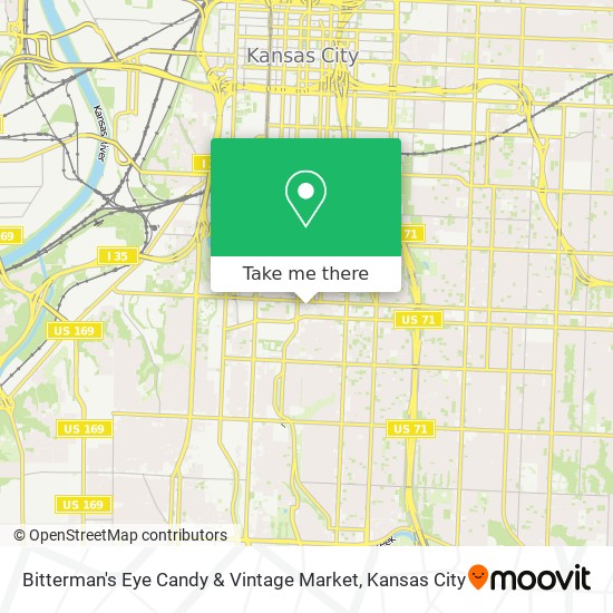 Mapa de Bitterman's Eye Candy & Vintage Market