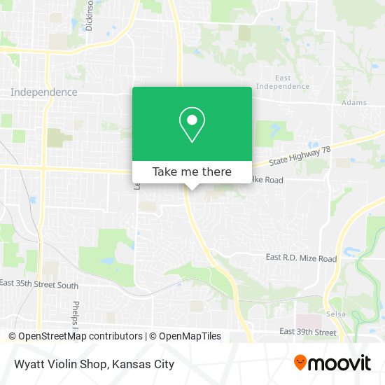 Wyatt Violin Shop map